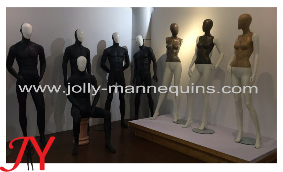 Jolly mannequins-male mannequins with change head-black color