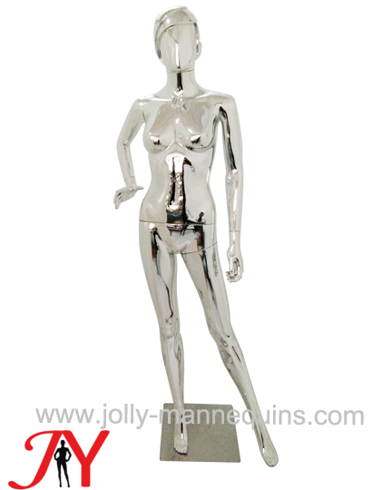 Jolly mannequins-Plastic chrome female mannequins-SF-15