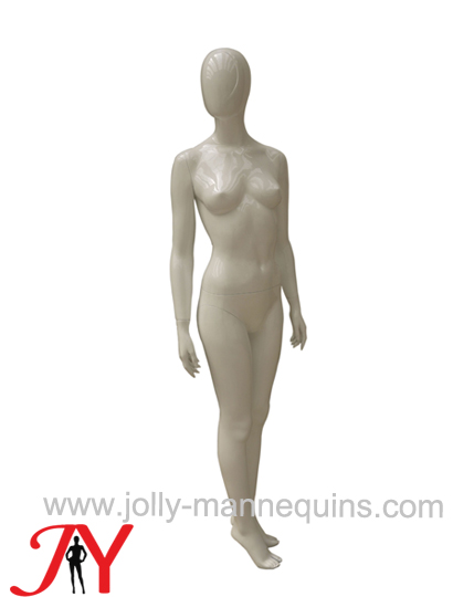 JOLLY MANNEQUINS-全身玻璃钢站姿女模特 抽象蛋头仿真人女展示道具Alix-24