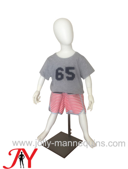 JOLLY MANNEQUINS-全身塑料儿童模特展示道具 活动小孩模特 白色Child-1