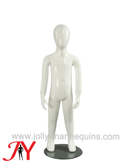JOLLY MANNEQUINS-全身站立玻璃钢儿童模特道具  白色 CHD-2