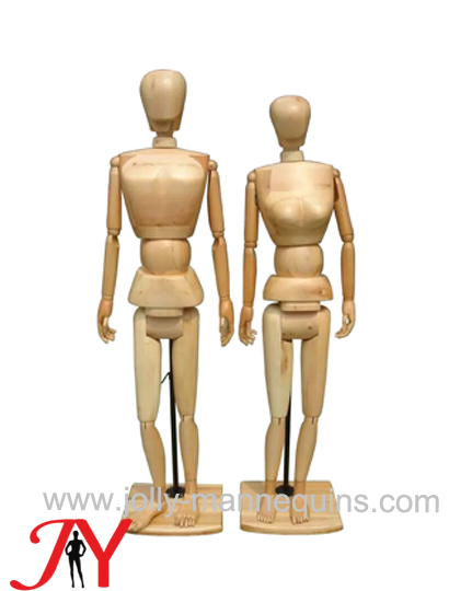 Jolly mannequins-Fashion Nautral Adjustable Wooden Drawing Manikin -JY-WMK-1