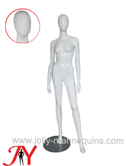 Jolly mannequins-abstract female mannequin with white matte color-JYNF-03