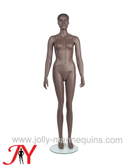 Jolly mannequins brown color realistic female mannequin straight arms straight legs JY-PHF1