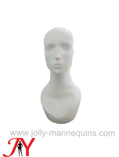 Jolly mannequins white color abstract head mannequin display head HN-3H