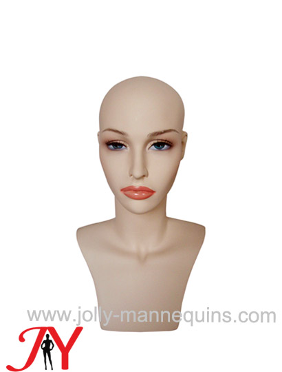 Jolly mannequins make up skin color mannequin display head HD-X