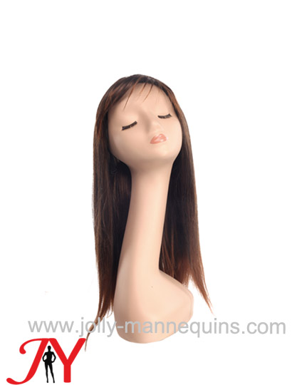 Jolly mannequins long part lace soft wonderful silky touching wig WIG-254