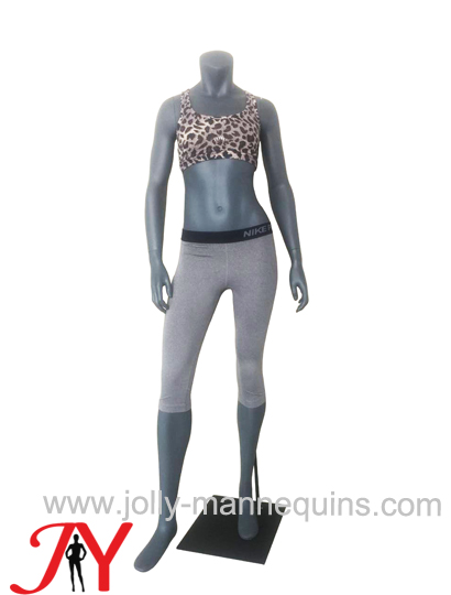 Jolly mannequins sport female headless straight arms straight legs athletic mannequin MA-2
