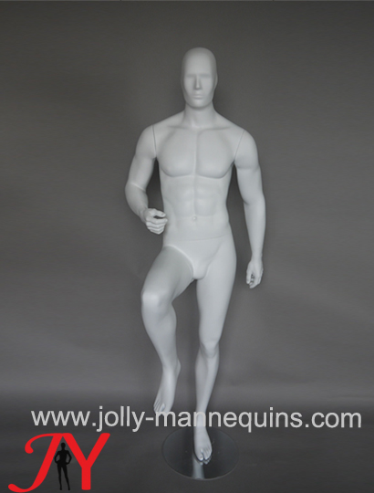 Jolly mannequins- European style abstract male sport mannequin with playing football(soccer) movement pose  MOS-01BSAH