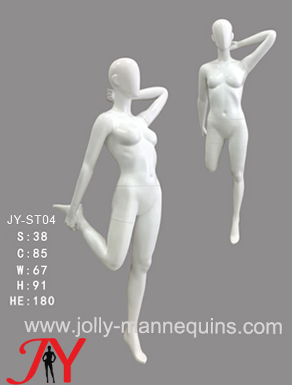 Jolly Mannequins- China mannequins factory female athlete sport stretching mannequin JY-ST04