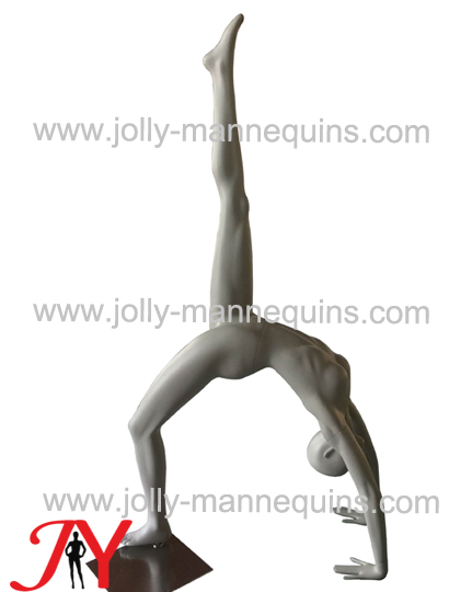 女性瑜伽人体模特 单腿向上伸Y..