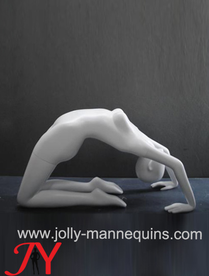 Jolly mannequins-白色女性桥状姿势瑜伽人体模型 YG-13