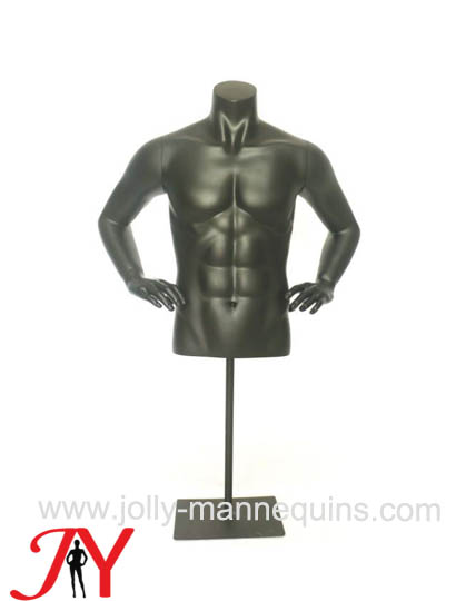 Jolly mannequins-headless sports muscler male mannequin torso with Pinch your waist with both hands JY-0057