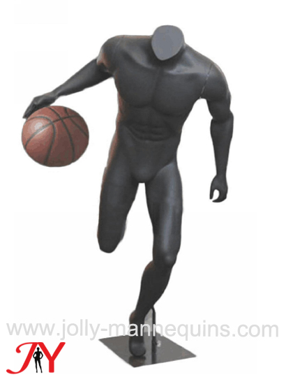 Jolly mannequins-headless male mannequin playing basketball dribbling movement mannequin JY-0026