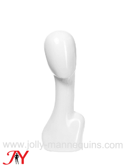 Jolly mannequins female mannequin display head form with shoulder DH-1