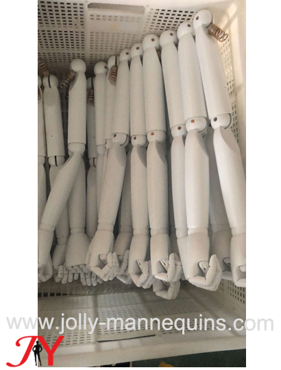 jolly mannequins flexible white color mannequin arms WA01