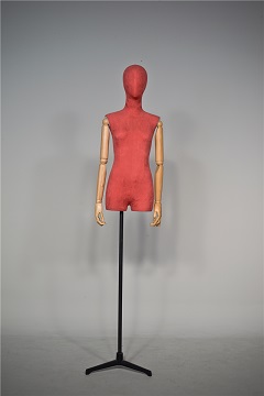 jolly mannequins suede fabric cover female mannequin dress bust form Alisa