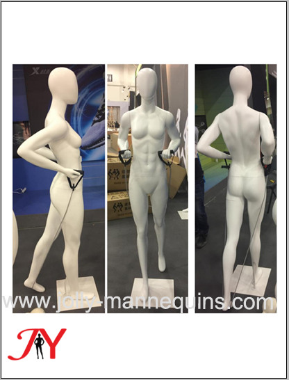 jolly mannequins cross fit bungee cord training female mannequin