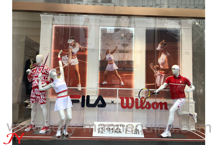 jolly mannequins-FILA store sport tennis mannequins