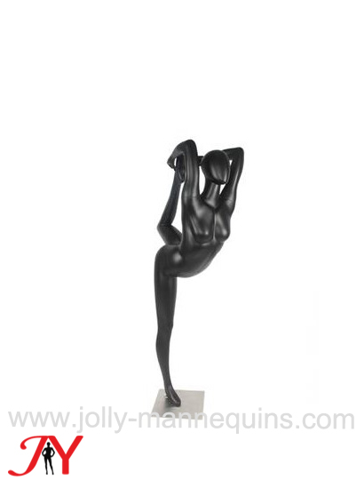 jolly mannequins female sport standing bow pose yoga mannequin JR01