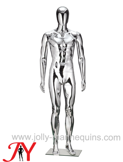 Jolly mannequins-plastic chrome male mannequin-PM-1