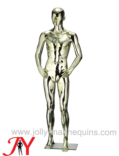 Jolly mannequins-plastic chrome male mannequin-PGM-6