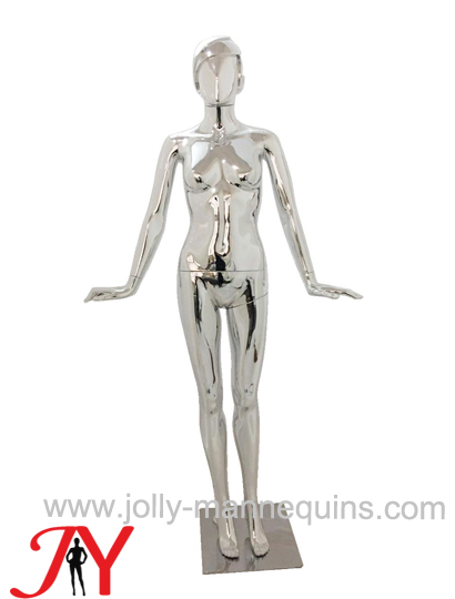Jolly mannequins-Plastic chrome female mannequins-SF-18