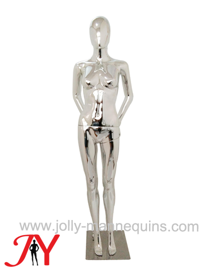 Jolly mannequins-Plastic chrome female mannequins-SF-8