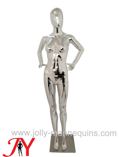 Jolly mannequins-Plastic chrome female mannequins-SF-7