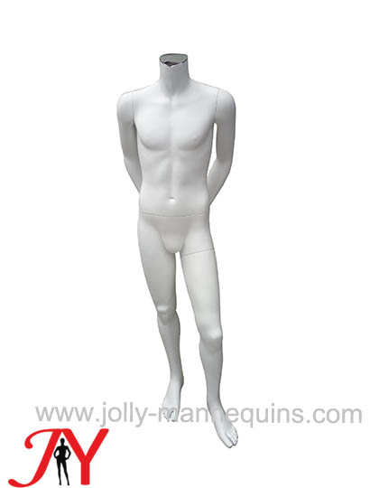 Jolly mannequins-Teenager boy headless mannequin white matt -TB-2 