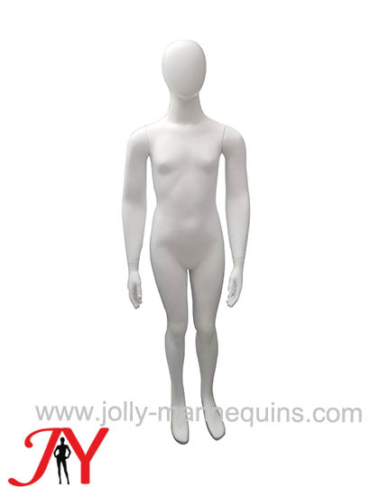 Jolly mannequins-Teenager girl egghead mannequin white matt -TG-1