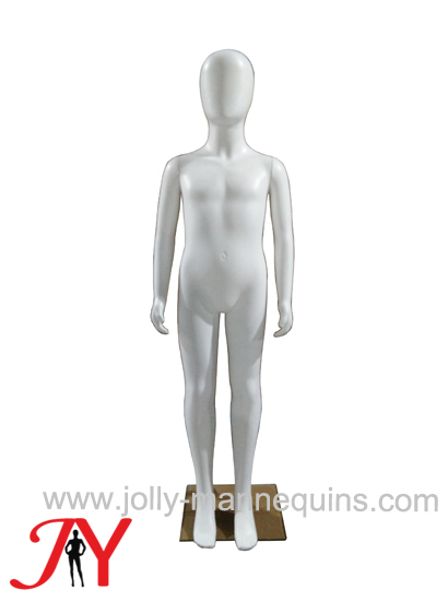 Jolly mannequins-plastic child egghead mannequin white color-JC-3E
