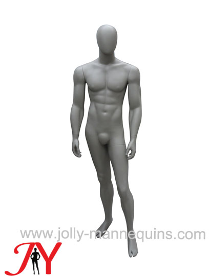 Jolly mannequins-egghead male mannequin with mudgrey color-M-18