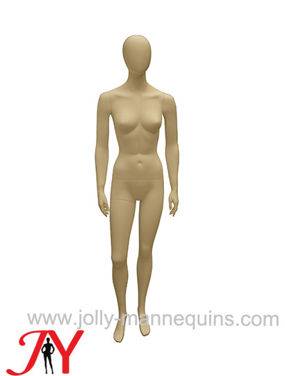 Jolly mannequins-female egghead mannequin with ivory matte color-JY-1074