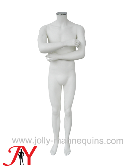 全身玻璃钢假人模特 站姿直立商务时装无头男士全身模特道具UPS-6