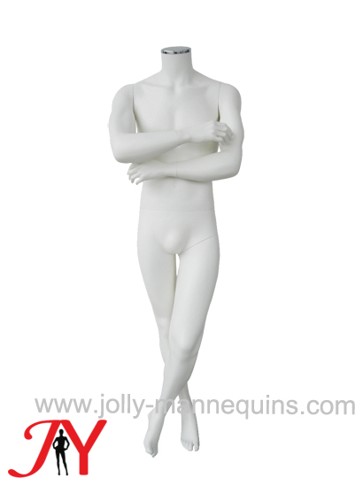 男无头站姿服装模特道具 白色高档橱窗陈列西装假人男模UPS-5