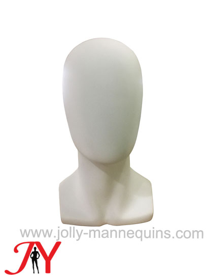 Jolly mannequins-mannequin display head egghead with shoulder for display-JY5701