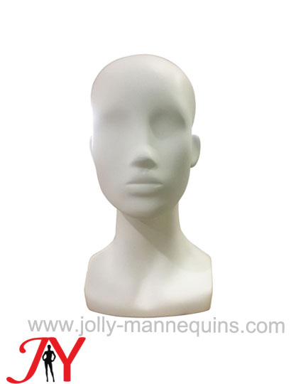 Jolly mannequins-mannequin display head abstract head with shoulder for display-JY5102
