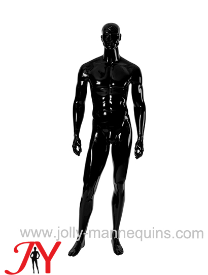 Jolly mannequins-abstract male mannequin with black glossy-JY-SCOD-01A