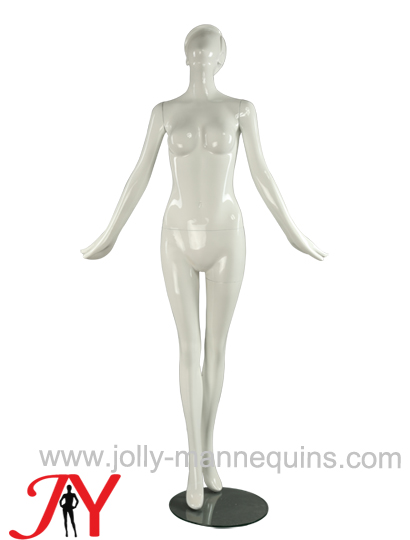 Jolly mannequins-abstract female mannequin with white glossy-JY-916