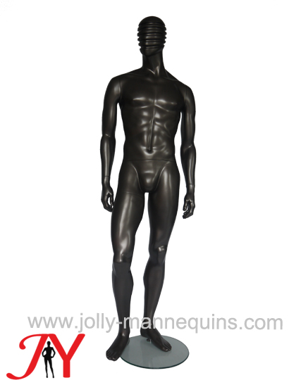 人体模特 时尚抽象头型黑色高档玻璃钢模特 男服装道具 CM-11-8