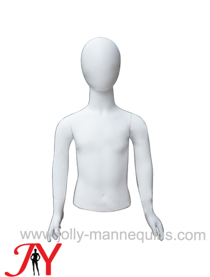 Jolly mannequins-egghead child mannequin torso with white matte-KID-366