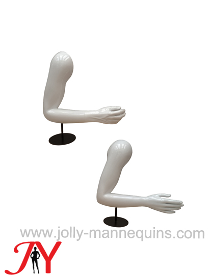 Jolly mannequins-mannequin display hand with white glossy
