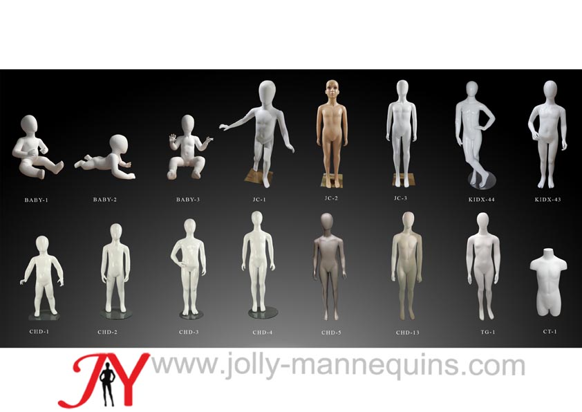 Jolly mannequins Egghead child mannequins collections