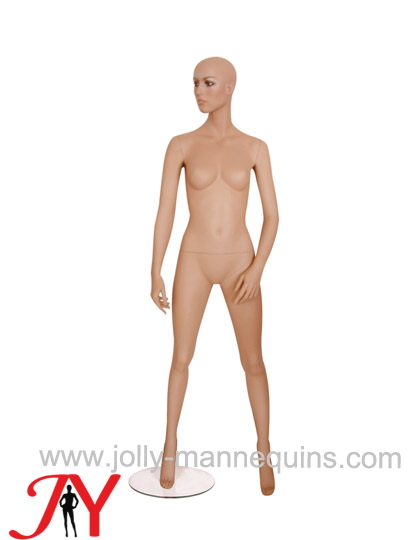 Jolly mannequins-Realistic female mannequin with skin color makeup JY-CF104