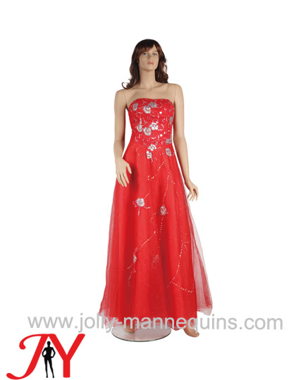 Jolly mannequins realistic female mannequin for wedding dresses and night dresses display JY-AR1