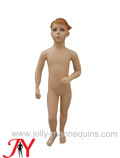 Jolly mannequins 103cm realistic make up sculpted hair child mannequin JY-K204