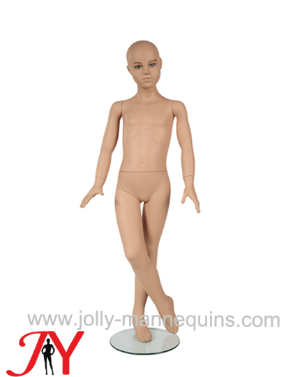 Jolly mannequins 120cm realistic make up legs crossed child mannequin JY-5507