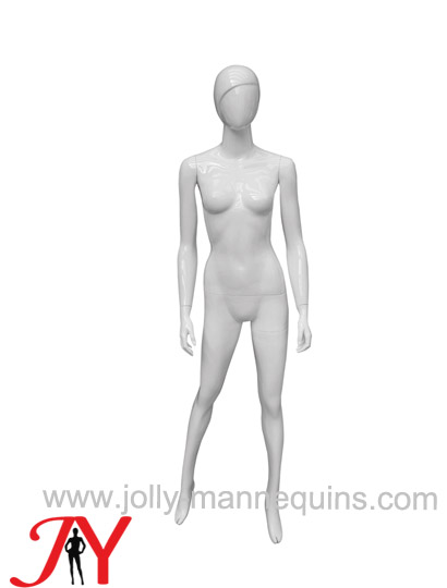 Jolly mannequins-full body plastic female mannequin egghead with metal  stand EFB-5