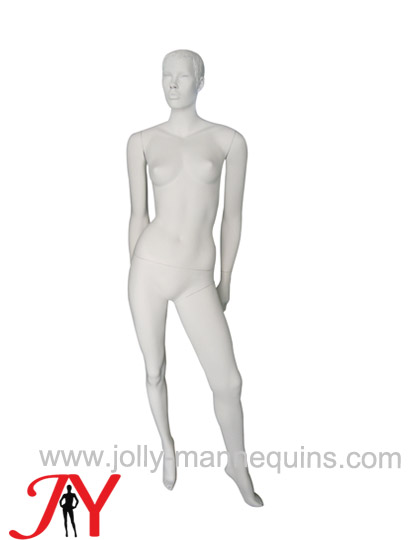 Jolly mannequins sexy white matt color realistic female mannequin JY-ANELLE5